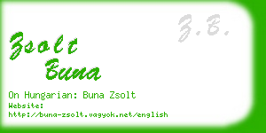 zsolt buna business card